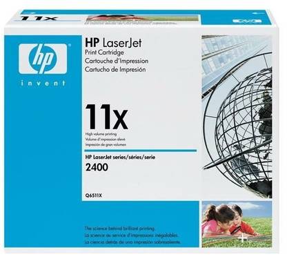 HP 11X Black LaserJet Toner Cartridge