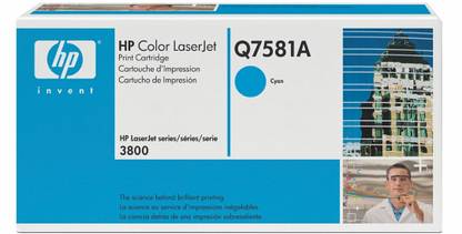 HP Color LaserJet Q7581A Cyan Print Cartridge