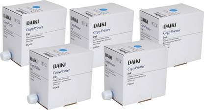 Daiki DX 2430 Blue for use in Ricoh CopyPrinter, pack of 5 inks Blue Ink Cartridge