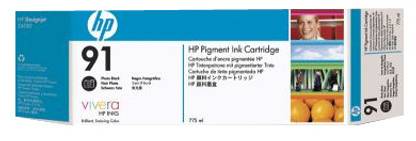 HP 91 3 pack 775 ml Photo Black Ink Cartridges