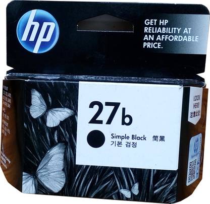 HP 27b Simple Black Ink Cartridge