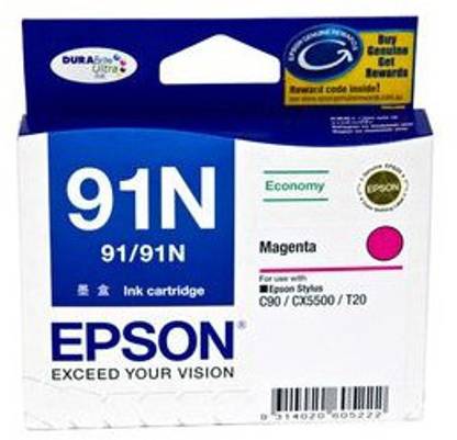 Epson 91N Magenta Ink cartridge C13T107390