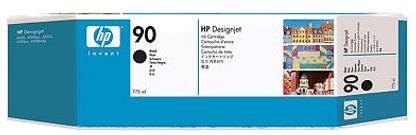 HP 90 3 pack 775 ml Black Ink Cartridges