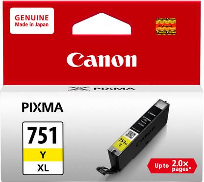 Canon CLI-751 Y XL for MG5470, MG5570, MG5670, MG6370, MG6670, MG7170, MG7570, MX927 Black Ink Cartridge