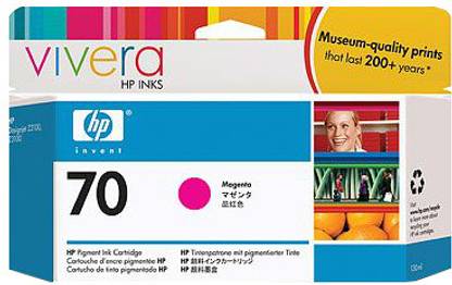 HP 70 Magenta Ink Cartridge
