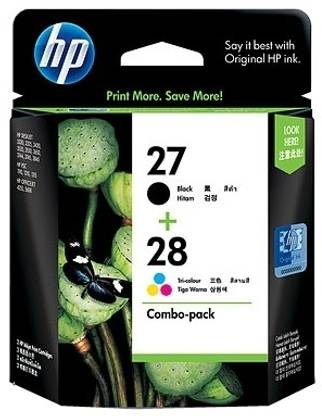 HP 27/28 Combo-pack Ink Cartridges