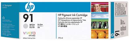 HP 91 3 pack 775 ml Light Gray Ink Cartridges