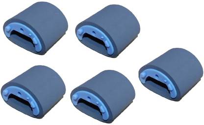 GPS Paper Pickup Roller for HP LaserJet 1010 1012 1015 1018 1020 1022 3015 RC1-2030 canon lbp-2900 printer suitable (5pc pack) Blue Ink Toner