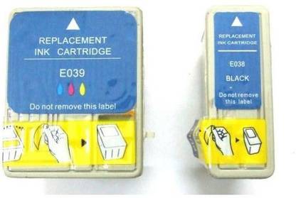 Gocolor 38 B & 39 Compatible Cartridge for Epson Printer C41UX/C415X/C43UX/C43SX/C45/CX15 Black Ink Cartridge