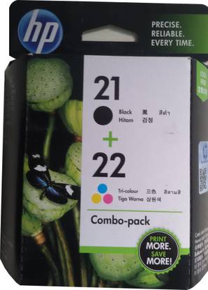 HP 21/22  Combo Pack Multicolor Ink Cartridge