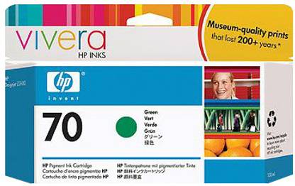 HP 70 Green Ink Cartridge