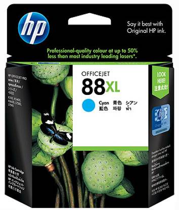 HP 88XL Cyan Officejet Ink Cartridge