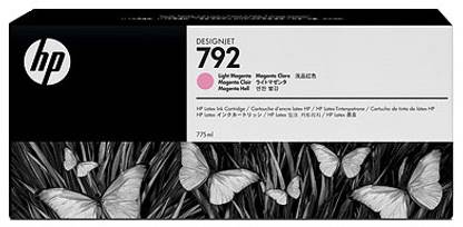 HP 792 775-ml Light Magenta Latex Designjet Ink Cartridge