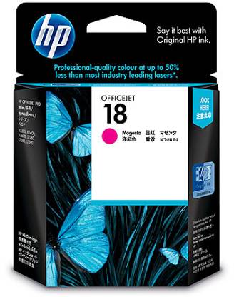 HP 18 Magenta Ink Cartridge