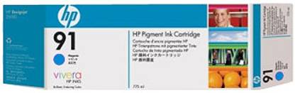 HP 91 3 pack 775 ml Cyan Ink Cartridges