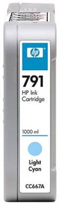 HP 791 1000-ml Light Cyan Ink Cartridge