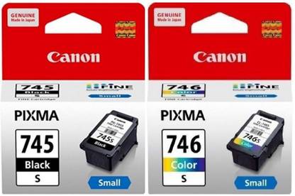 Canon 745 Small & 746 Small [set of 2] Tri-Color Ink Cartridge