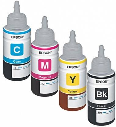 Epson EPSON L210, L110, L220, L350, L565, l1300 ORIGINAL INK SET Tri-Color Ink Cartridge