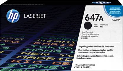 HP Color LaserJet CE260A Black Print Cartridge