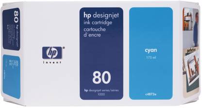 HP 80 175-ml Cyan Ink Cartridge