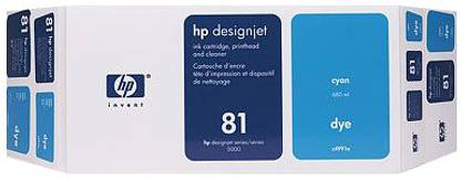 HP 81 Cyan Dye Value Pack 680 ml Ink Cartridge