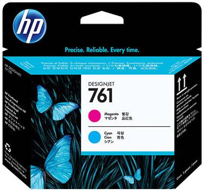 HP 761 Magenta/Cyan Designjet Printhead