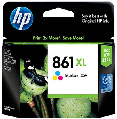 HP 861XL Tricolor Ink Cartridge