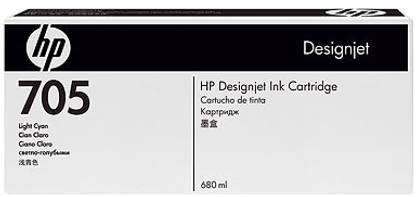 HP 705 Light Cyan Ink Cartridge