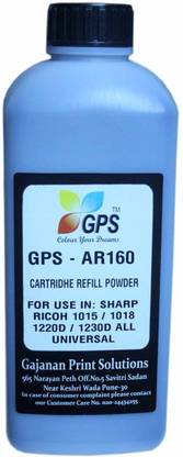 GPS UNIVERSAL TONER POWDER FOR RICOH /SHARP CARTRIDGE 250GM PACK Black Ink Toner