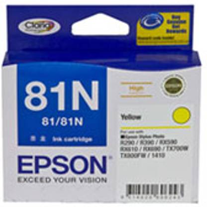Epson 81N Yellow Ink cartridge C13T111490