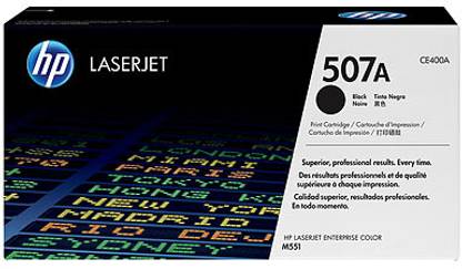 HP 507A Black LaserJet Toner Cartridge