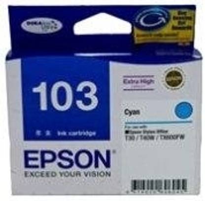 Epson 103 Cyan Ink cartridge C13T103290