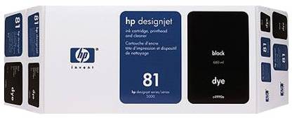 HP 81 Black Dye Value Pack 680 ml Ink Cartridge