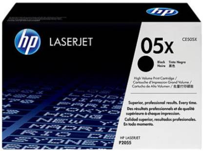 HP CE505X Black Contract LaserJet Toner Cartridge