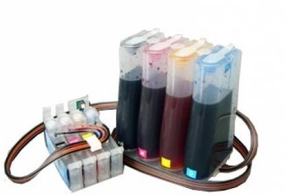 flowjet Epson CISS for Tx121, T13, T10, Tx300f Tri-Color Ink Cartridge