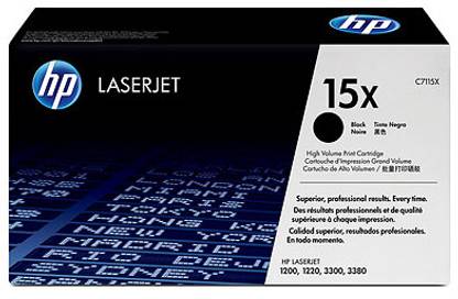 HP 15X Black LaserJet Toner Cartridge