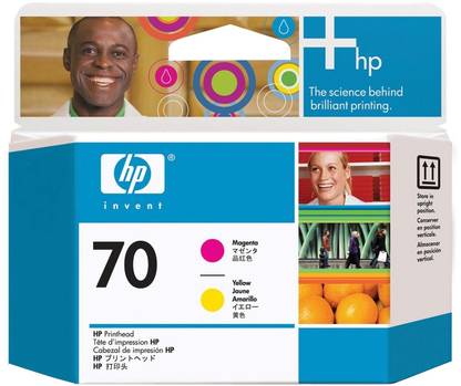 HP 70 Magenta and Yellow Printhead