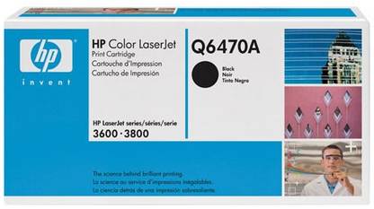 HP Color LaserJet Q6470A Black Toner Cartridge