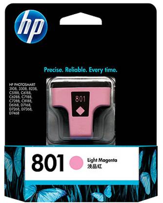 HP 801 Light Magenta Ink Cartridge
