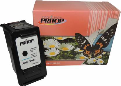 pritop 740 XL (Single ) Black Inkjet Cartridge for Canon models MX 377/ 397/ 437/ 457/ 477/ 517/ 527/ 537 MG 2170/ 2270/ 3170/ 3570/ 4270/ MG2170/ 3170/ 4170 - Black Ink Cartridge