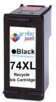 MAX 74 Recycle BLACK Ink Cartridge For Hp Prefilled Black Ink Cartridge