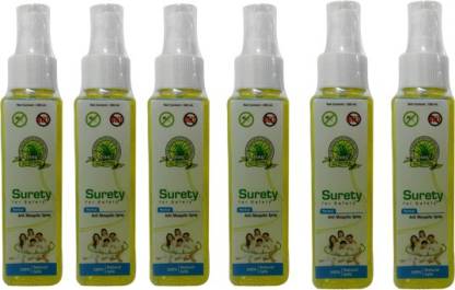 Surety for Safety Anti Mosquito Spray 6 Bottles