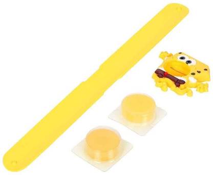 Safe-o-kid High Quality, Cartoon Faced Mosquito Repellent Slap Band