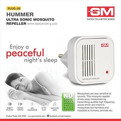 GM Modular ULTRASONIC MOSQUITO REPELLENT (2-PIN)