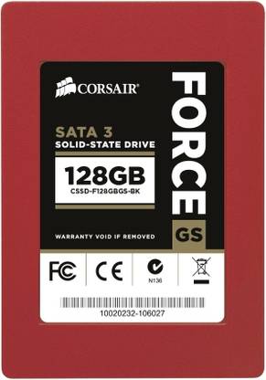 Corsair Force Series GS 128 GB SSD Internal Hard Drive (CSSD-F128GBGS-BK)