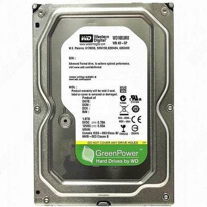 WD AV-GP 1 TB Desktop Green SATA Internal Hard Disk Drive (HDD) (WD10EURX)