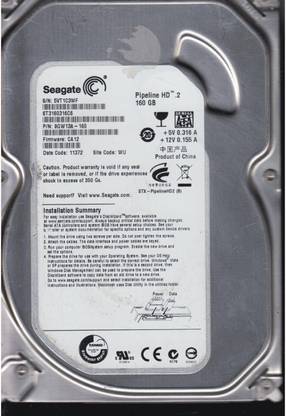 Seagate Pipeline 160 GB Surveillance Systems, Desktop Internal Hard Disk Drive (HDD) (ST3160316CS)