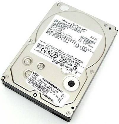 Hitachi 7200 RPM 1 TB Desktop Black, Silver SATA Internal Hard Disk Drive (HDD) (HDS72100KLA330)