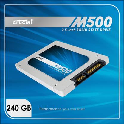 Crucial M500 240 GB Desktop SATA Internal Solid State Drive (SSD) (M500)