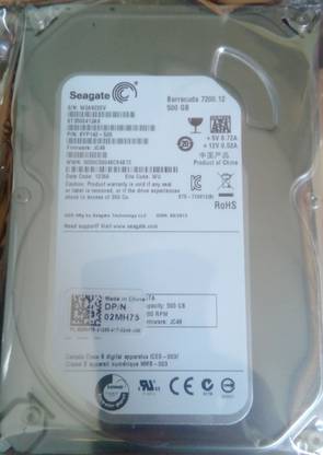 Seagate barracuda 500 GB Desktop Internal Hard Disk Drive (HDD) (ST3500413AS)
